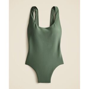 J.Crew Claudia one-piece in Classic Sculpt Green Size 2 NWT